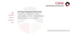 Desktop Screenshot of cmm-capital.de